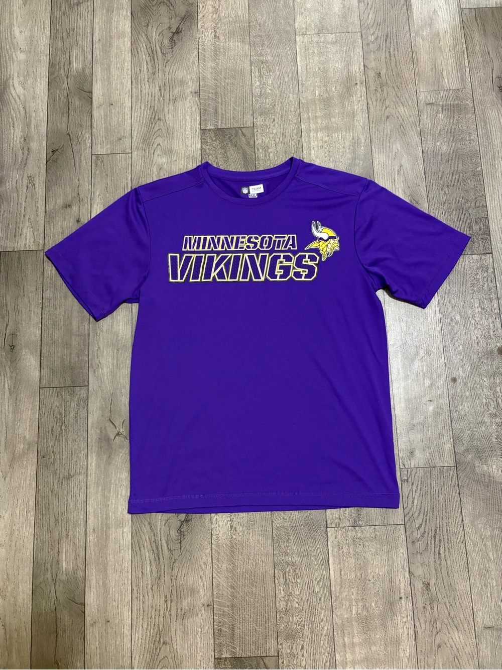NFL Apparel Minnesota Vikings Purple Short Sleeve Tee by (blank)